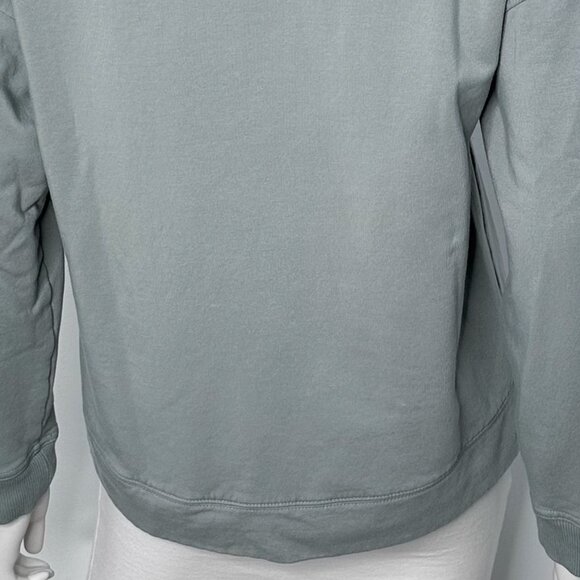 Barefoot Dreams MC Half Zip Long Sleeve Pullover Sweatshirt in Meadow Green Sz M - Picture 15 of 16